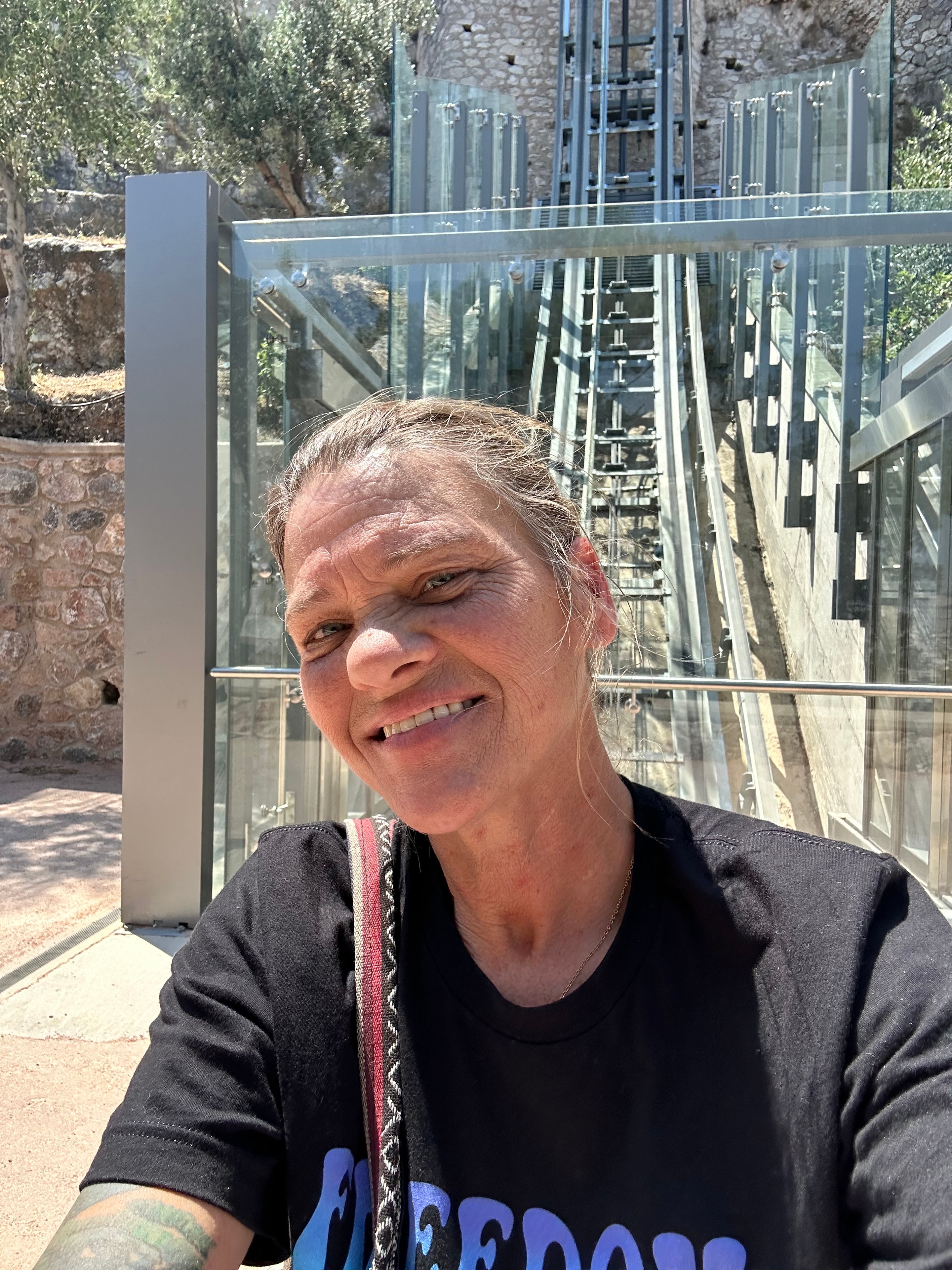 Freedom Trippers members at the Acropolis — Trip #1 May 2024